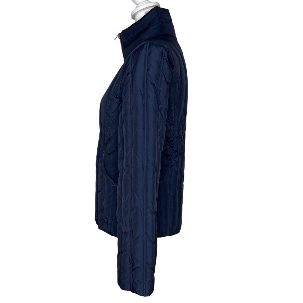 MICHAEL Michael Kors Multi Pocket Reversible Puffer Jacket Blue Grey Size S - Picture 7 of 17